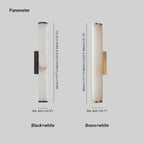 Klyr Applique Murale Cylindrique Verticale en Albâtre - Neutralighting