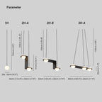 Selan Suspension en Verre Noir - Neutralighting