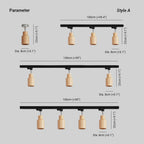 Finn Plafonnier Spot Bois - Neutralighting