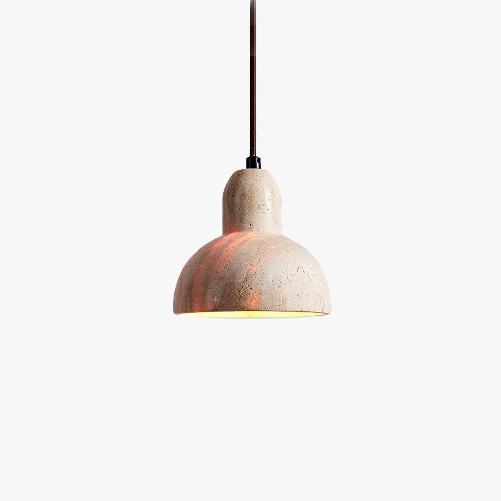 Cyrah Suspension Dôme en Travertin - Neutralighting