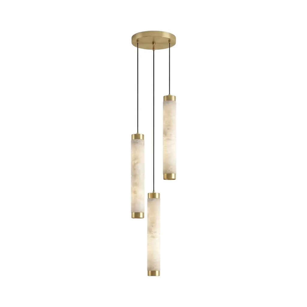 Lira Suspension Cyclindrique en Albâtre