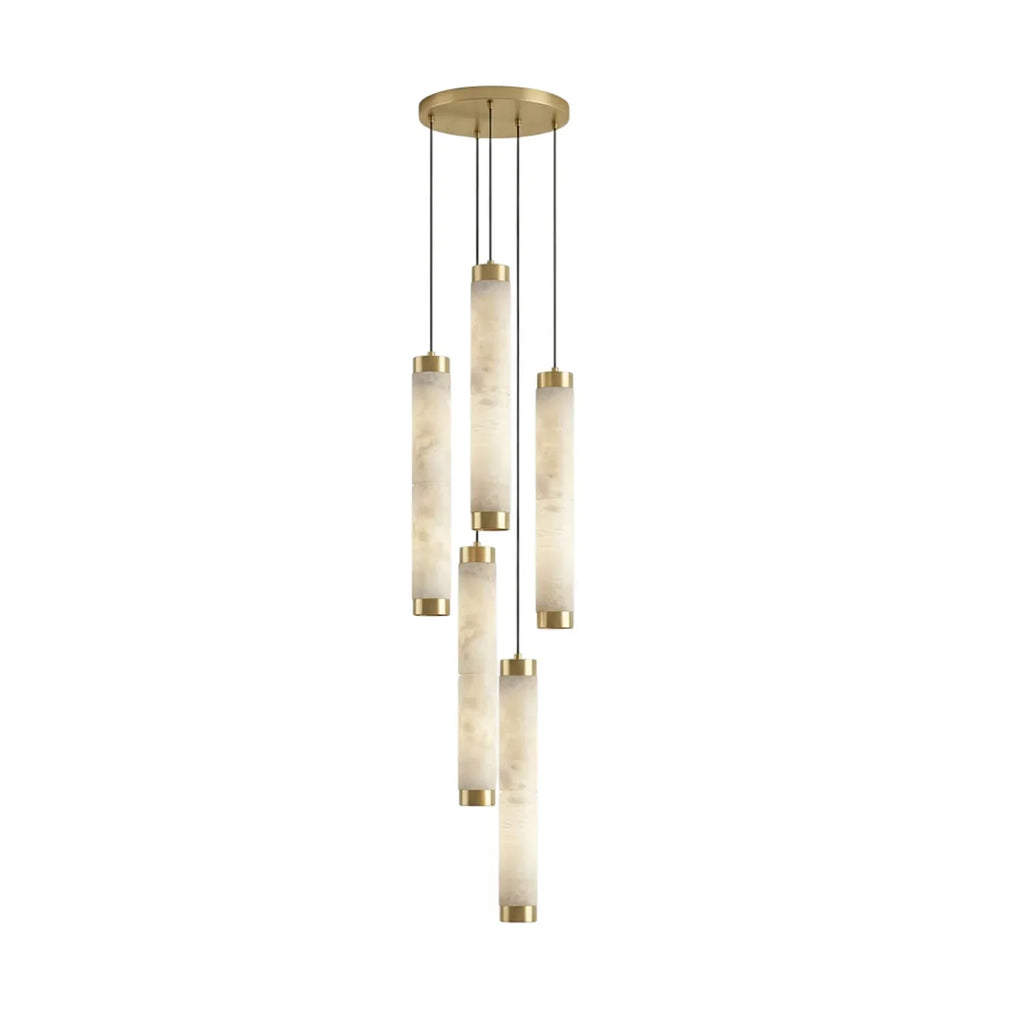 Lira Suspension Cyclindrique en Albâtre