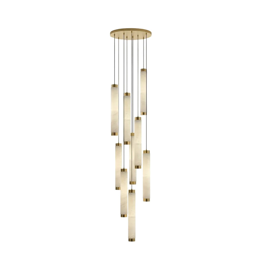 Lira Suspension Cyclindrique en Albâtre