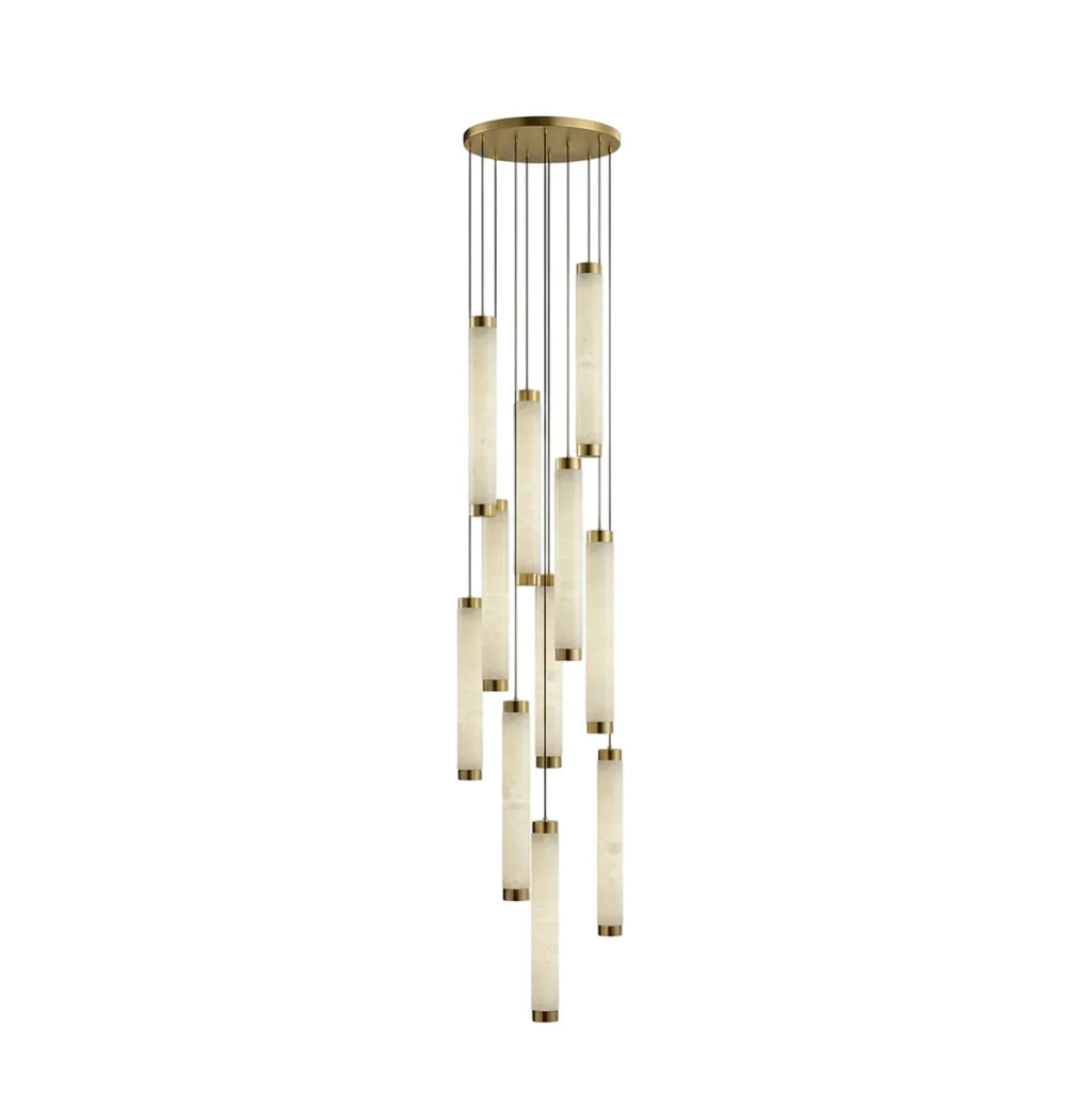 Lira Suspension Cyclindrique en Albâtre