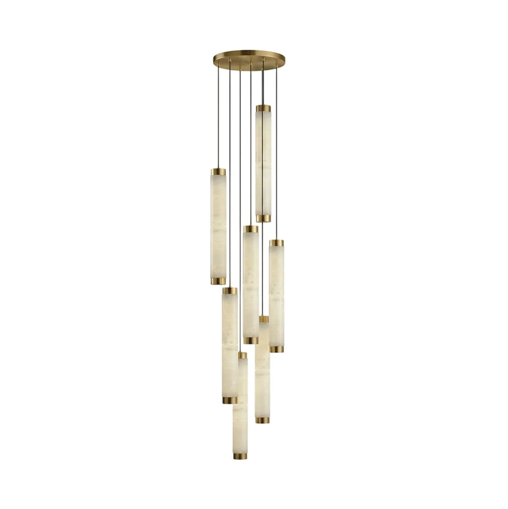Lira Suspension Cyclindrique en Albâtre
