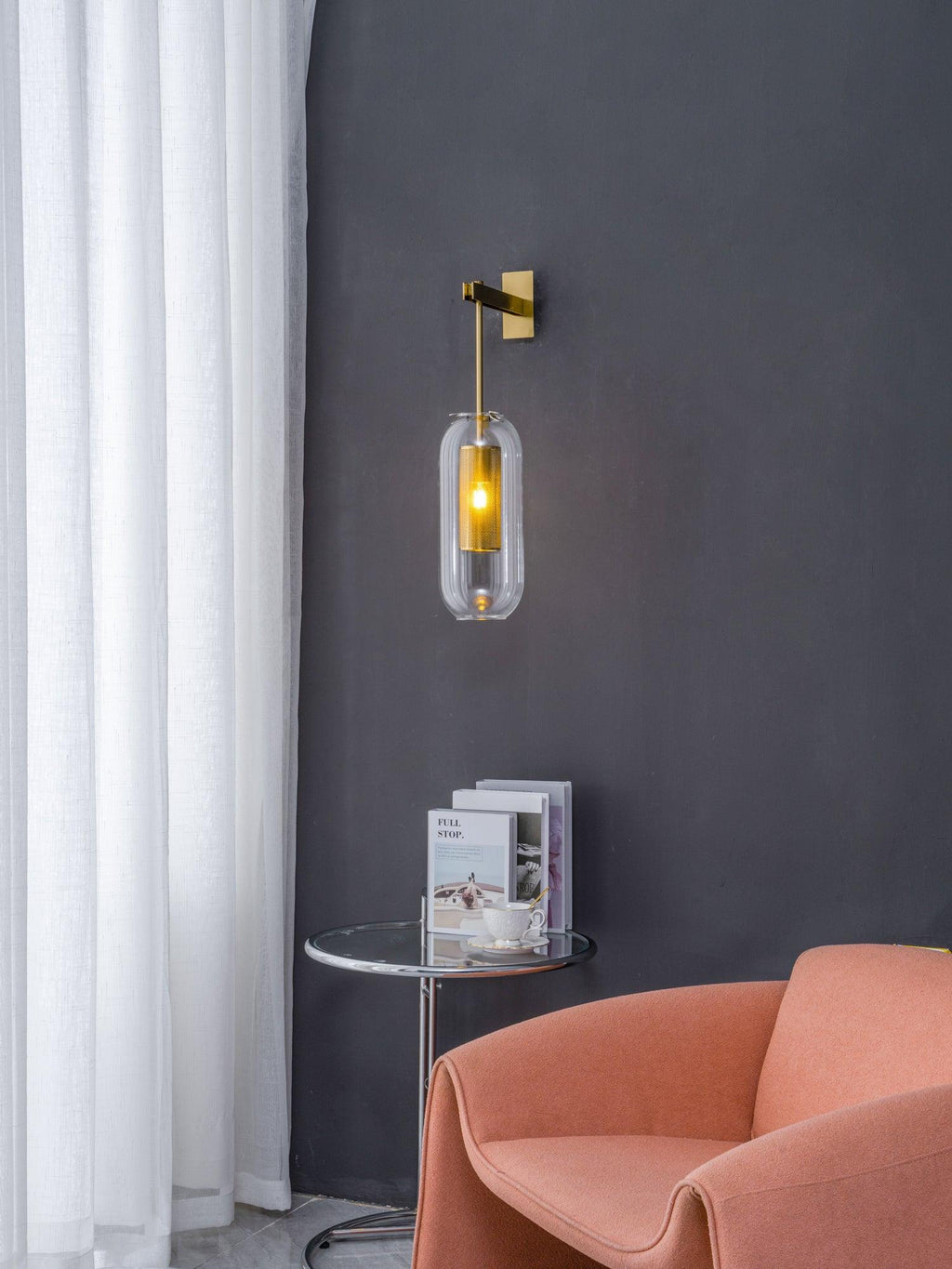Evan Applique Murale en Verre Art Nordic Premium - Neutralighting