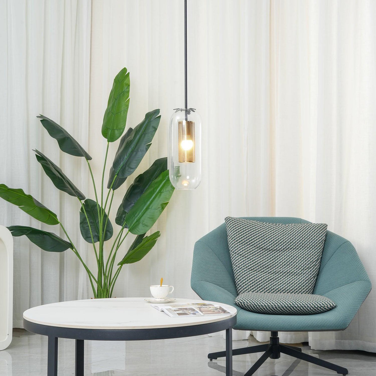 Sypharil Suspension Verre Minimaliste - Neutralighting