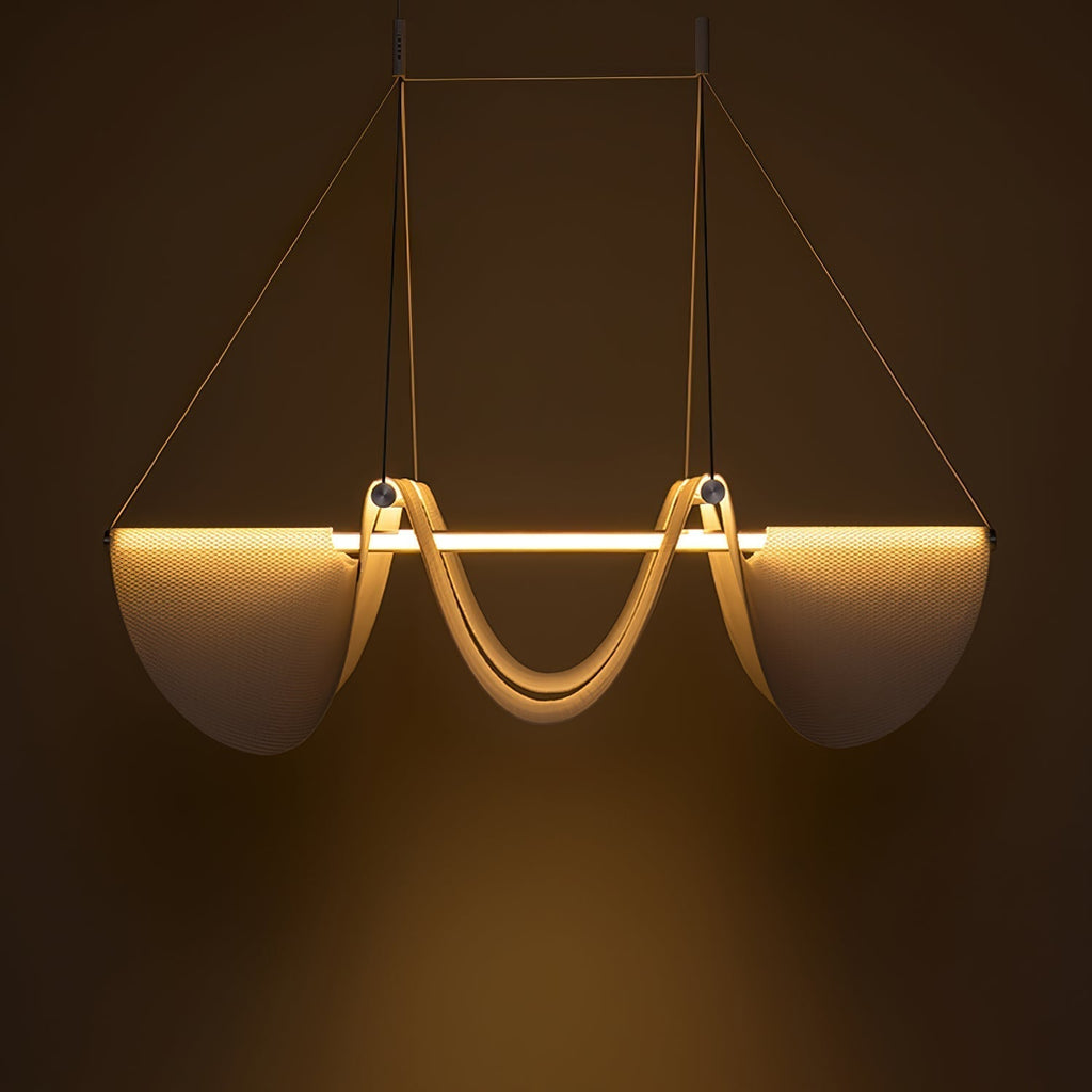 Covela Postmodern Luxury Ribbon Pendant Lamp - Neutralighting