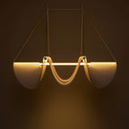 Covela Postmodern Luxury Ribbon Pendant Lamp - Neutralighting
