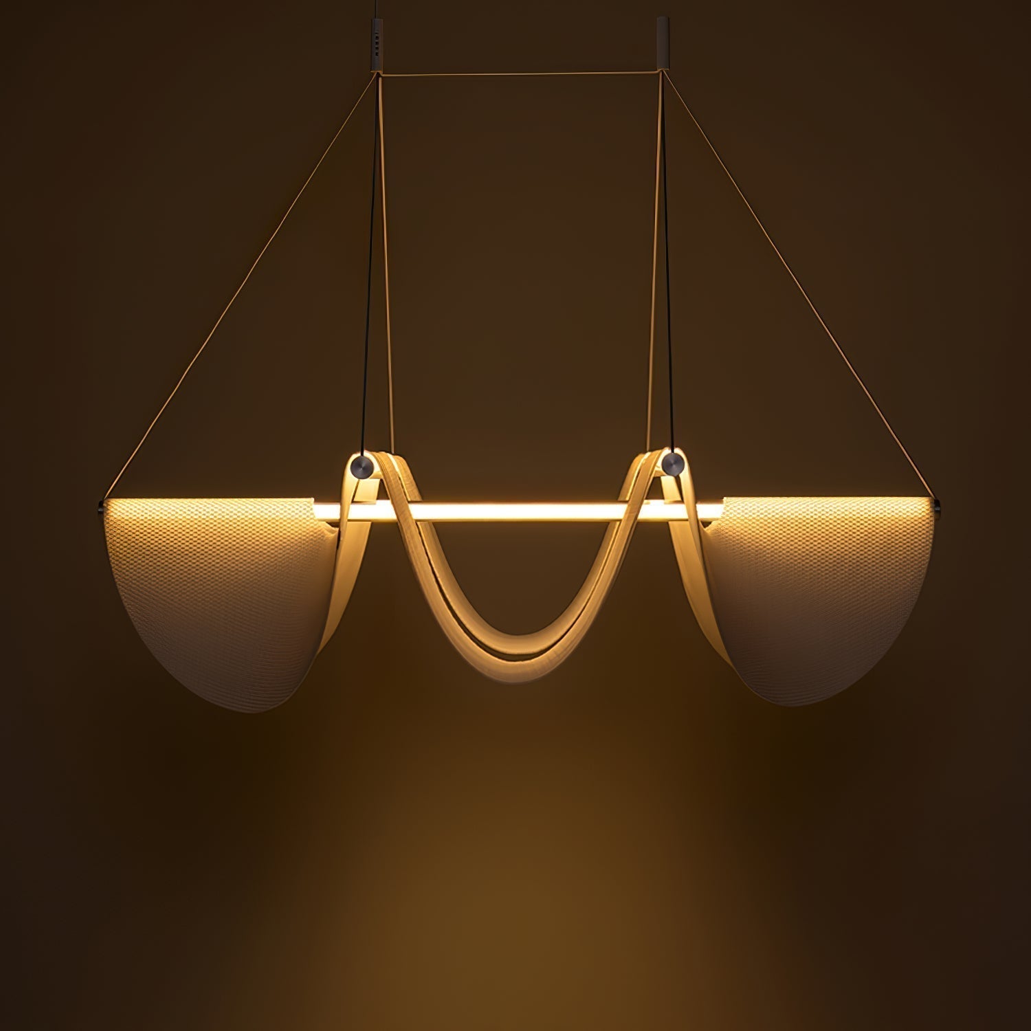 Covela Postmodern Luxury Ribbon Pendant Lamp - Neutralighting