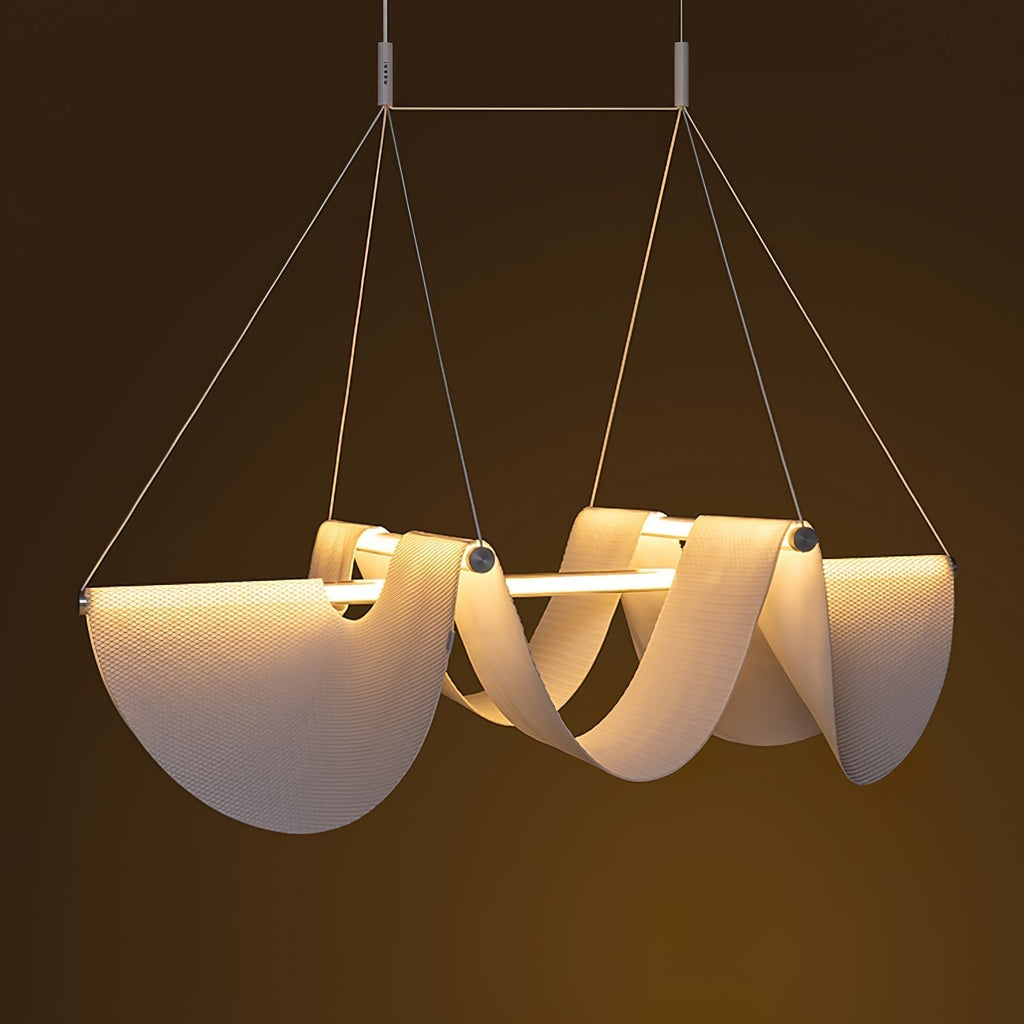 Covela Postmodern Luxury Ribbon Pendant Lamp - Neutralighting