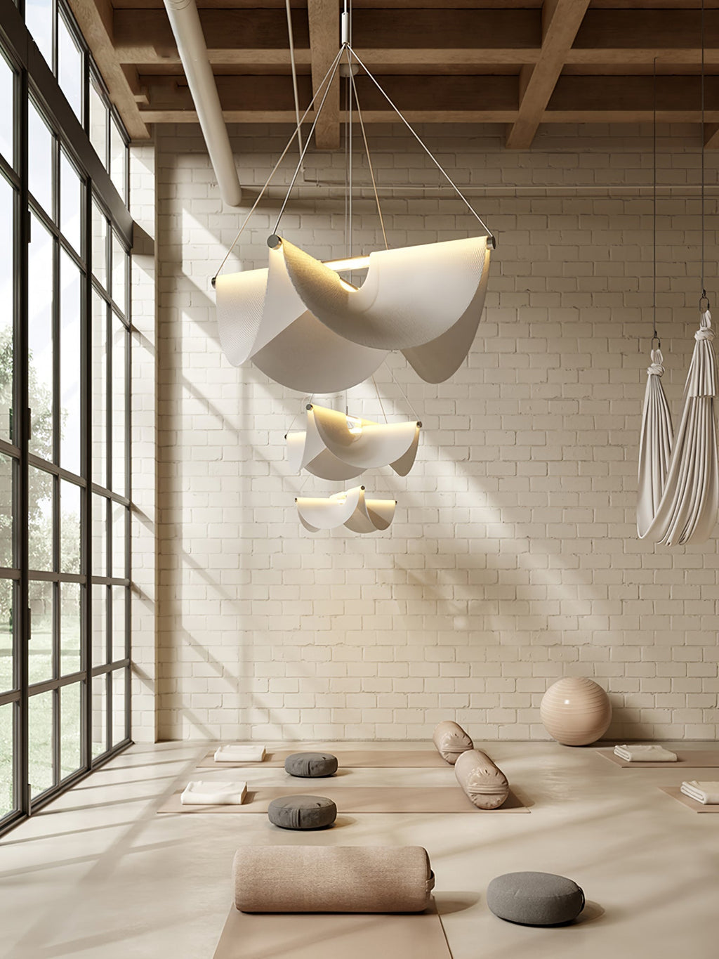 Covela Postmodern Luxury Ribbon Pendant Lamp - Neutralighting