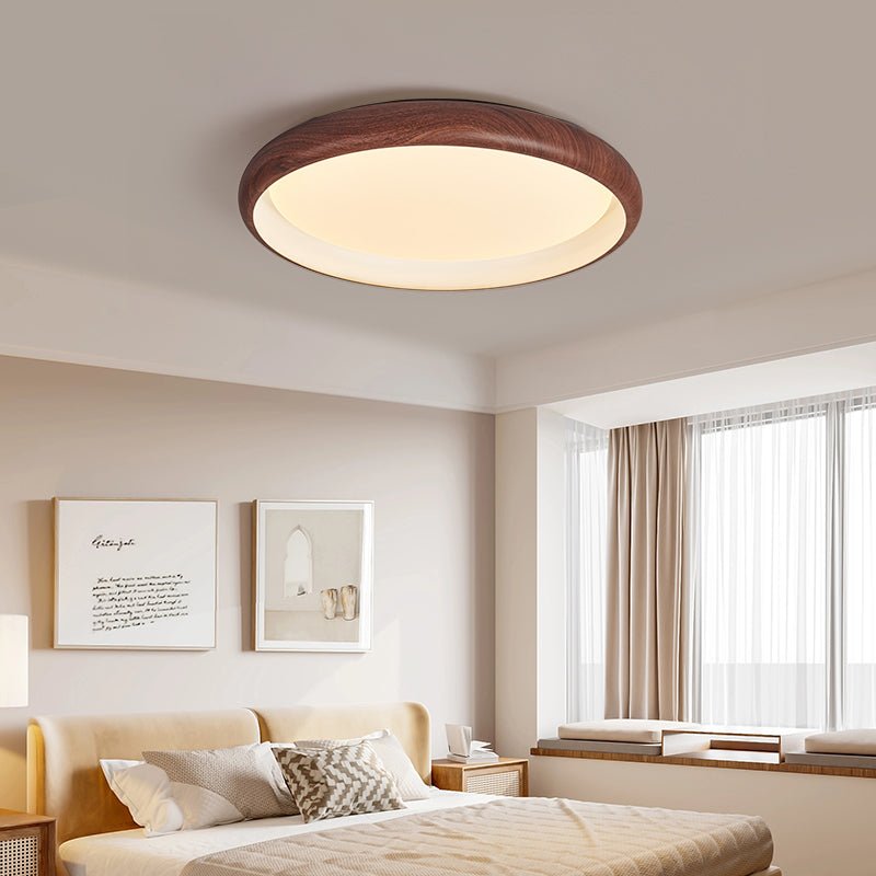 Zesolis Plafonnier Moderne Minimaliste Noyer - Neutralighting