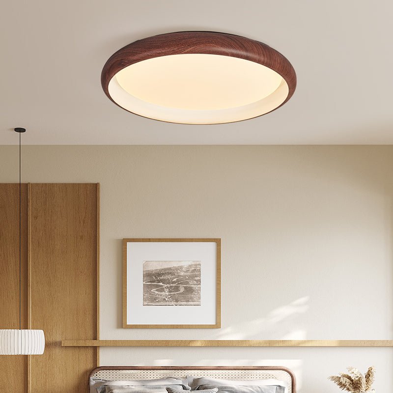 Zesolis Plafonnier Moderne Minimaliste Noyer - Neutralighting