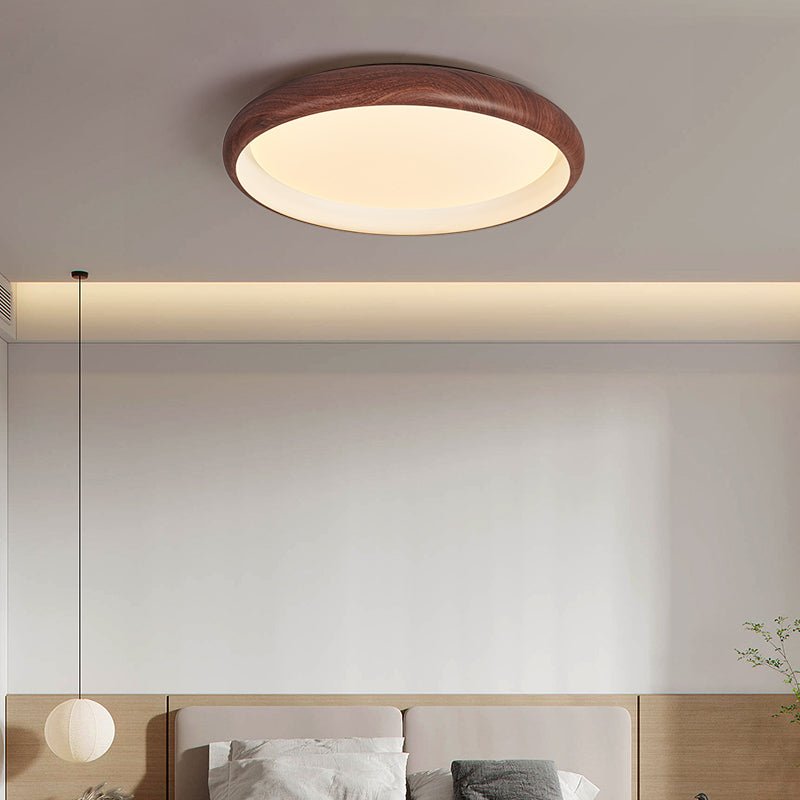 Zesolis Plafonnier Moderne Minimaliste Noyer - Neutralighting
