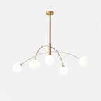 Lustra Chandelier Valentina Arc Laiton Élégant - Neutralighting