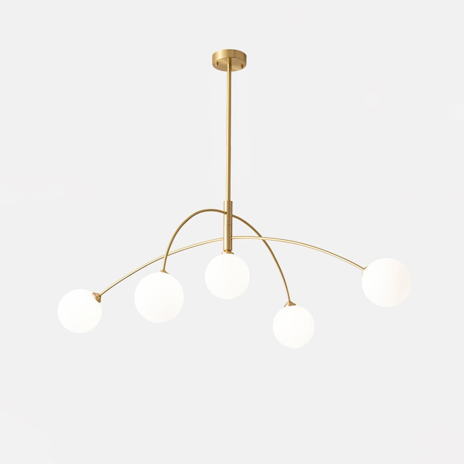 Lustra Chandelier Valentina Arc Laiton Élégant - Neutralighting