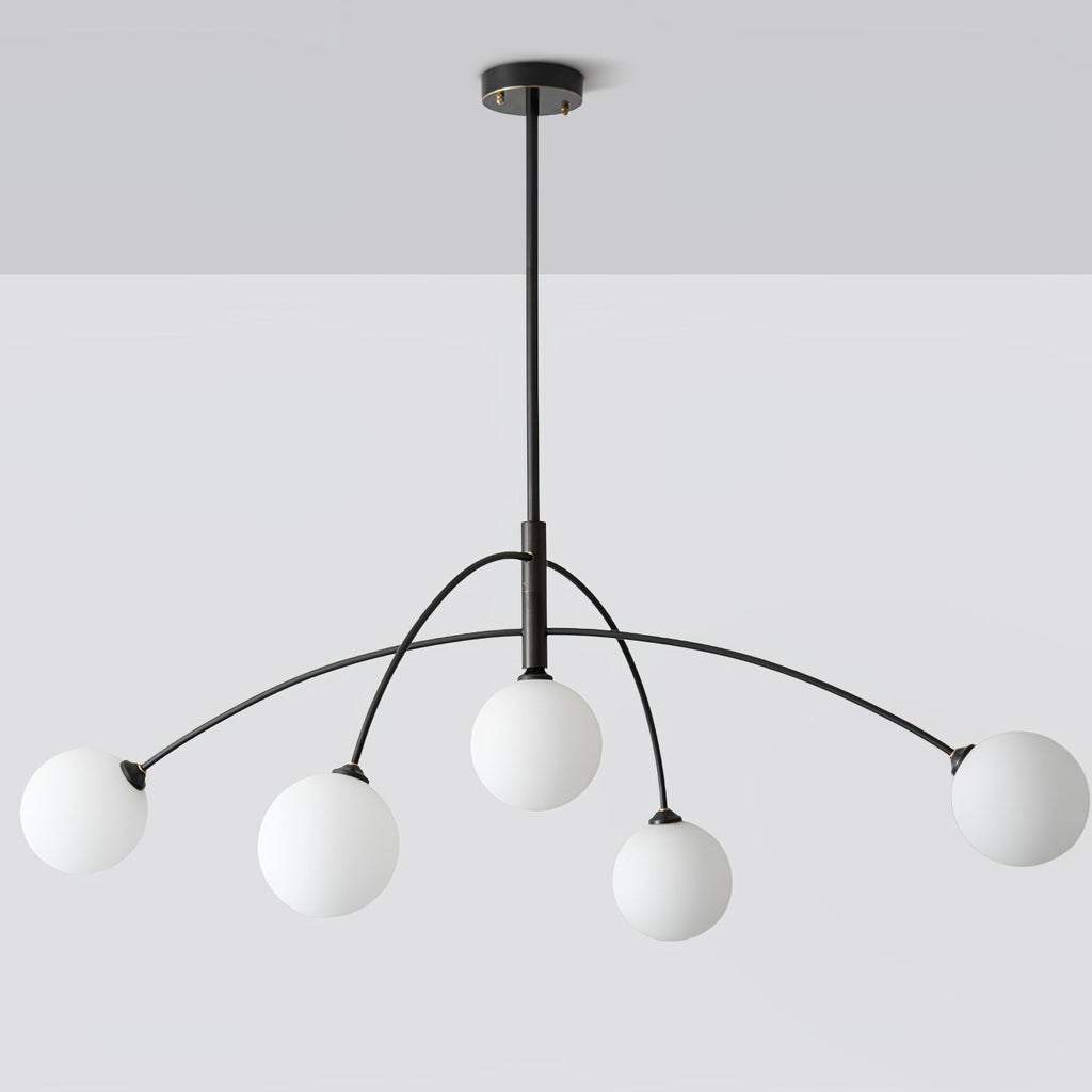 Lustra Chandelier Valentina Arc Laiton Élégant - Neutralighting