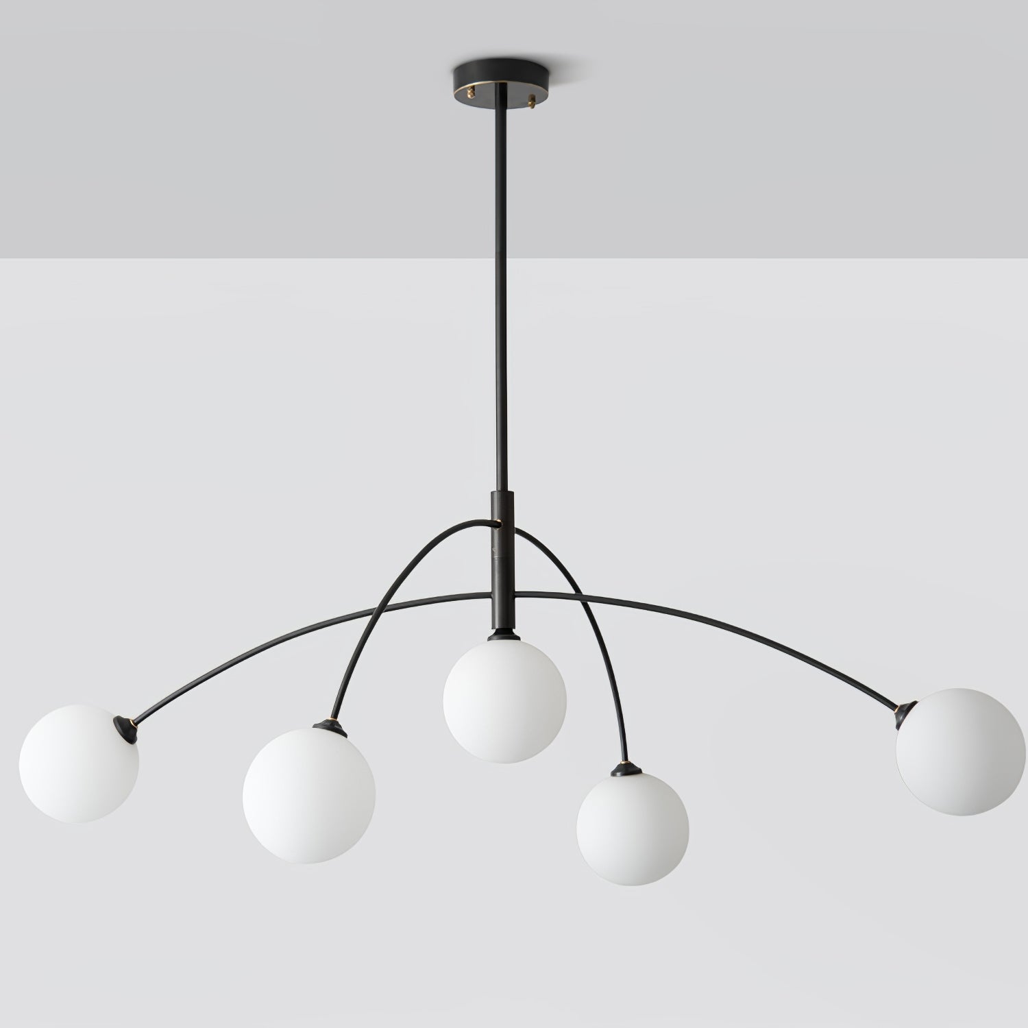 Lustra Chandelier Valentina Arc Laiton Élégant - Neutralighting