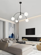 Lustra Chandelier Valentina Arc Laiton Élégant - Neutralighting