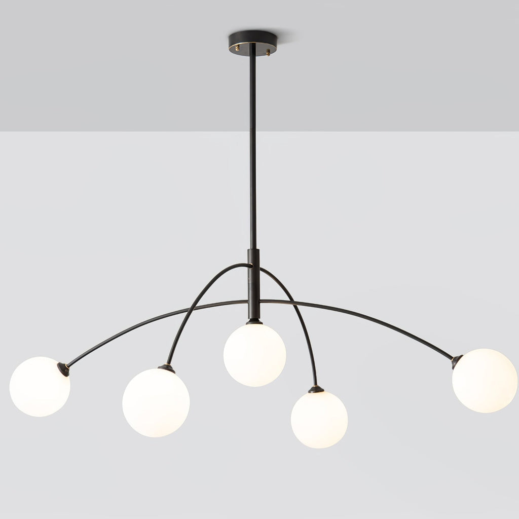 Lustra Chandelier Valentina Arc Laiton Élégant - Neutralighting