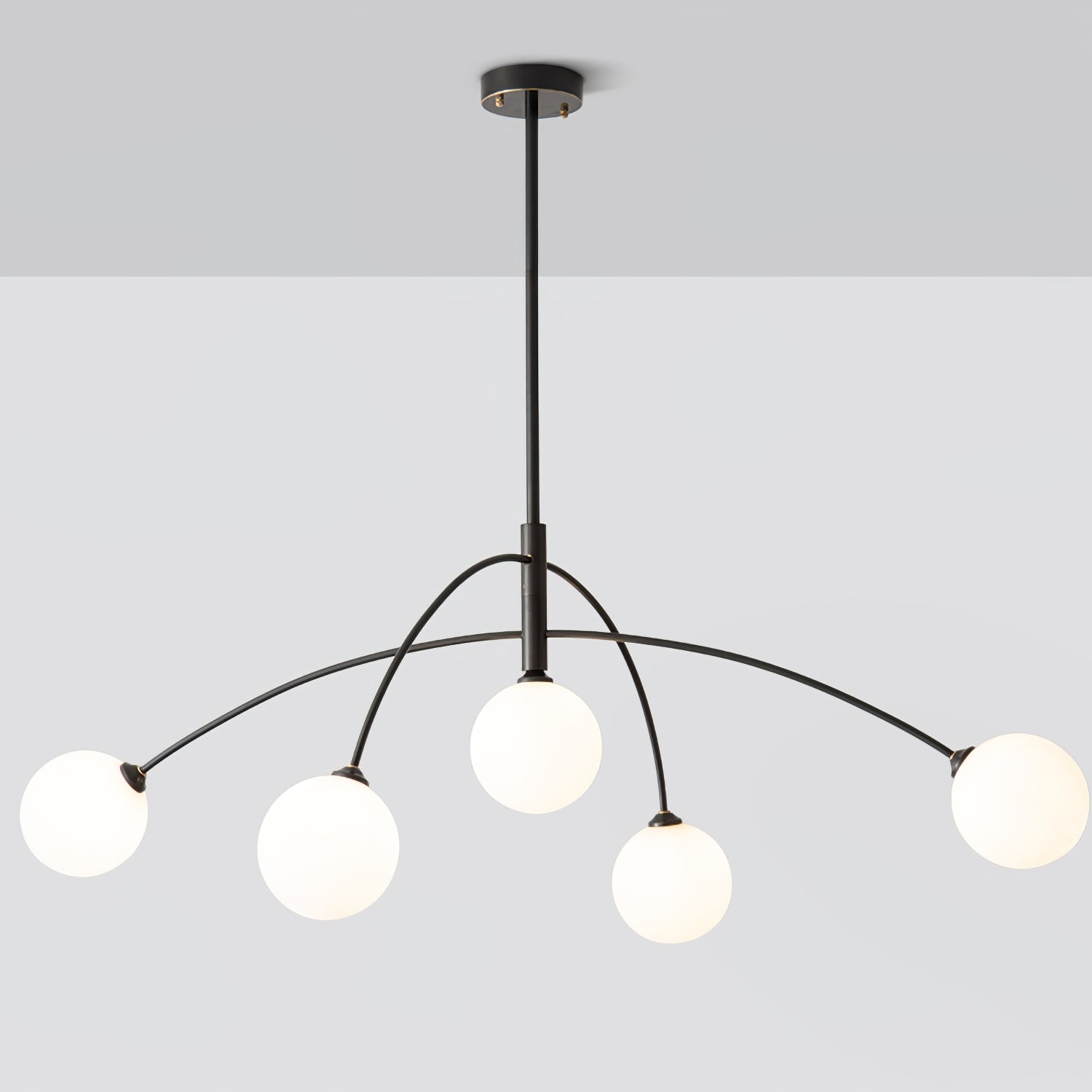 Lustra Chandelier Valentina Arc Laiton Élégant - Neutralighting