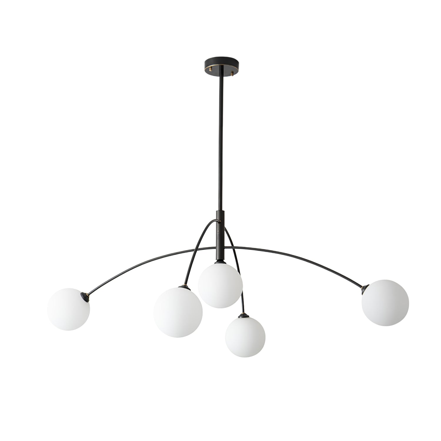 Lustra Chandelier Valentina Arc Laiton Élégant - Neutralighting