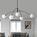 Lustra Chandelier Valentina Arc Laiton Élégant - Neutralighting