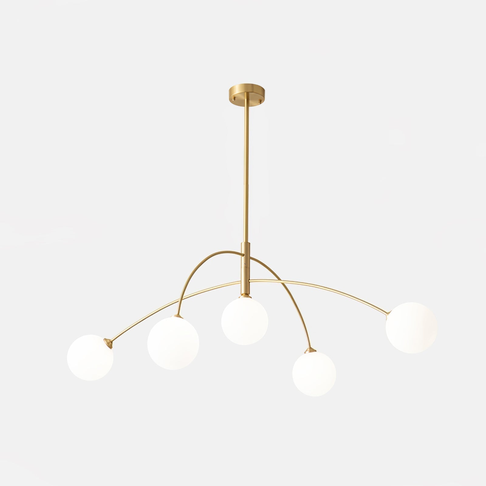 Lustra Chandelier Valentina Arc Laiton Élégant - Neutralighting