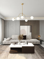 Lustra Chandelier Valentina Arc Laiton Élégant - Neutralighting