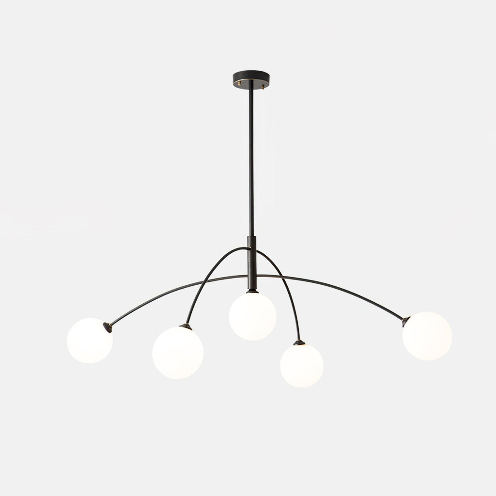 Lustra Chandelier Valentina Arc Laiton Élégant - Neutralighting