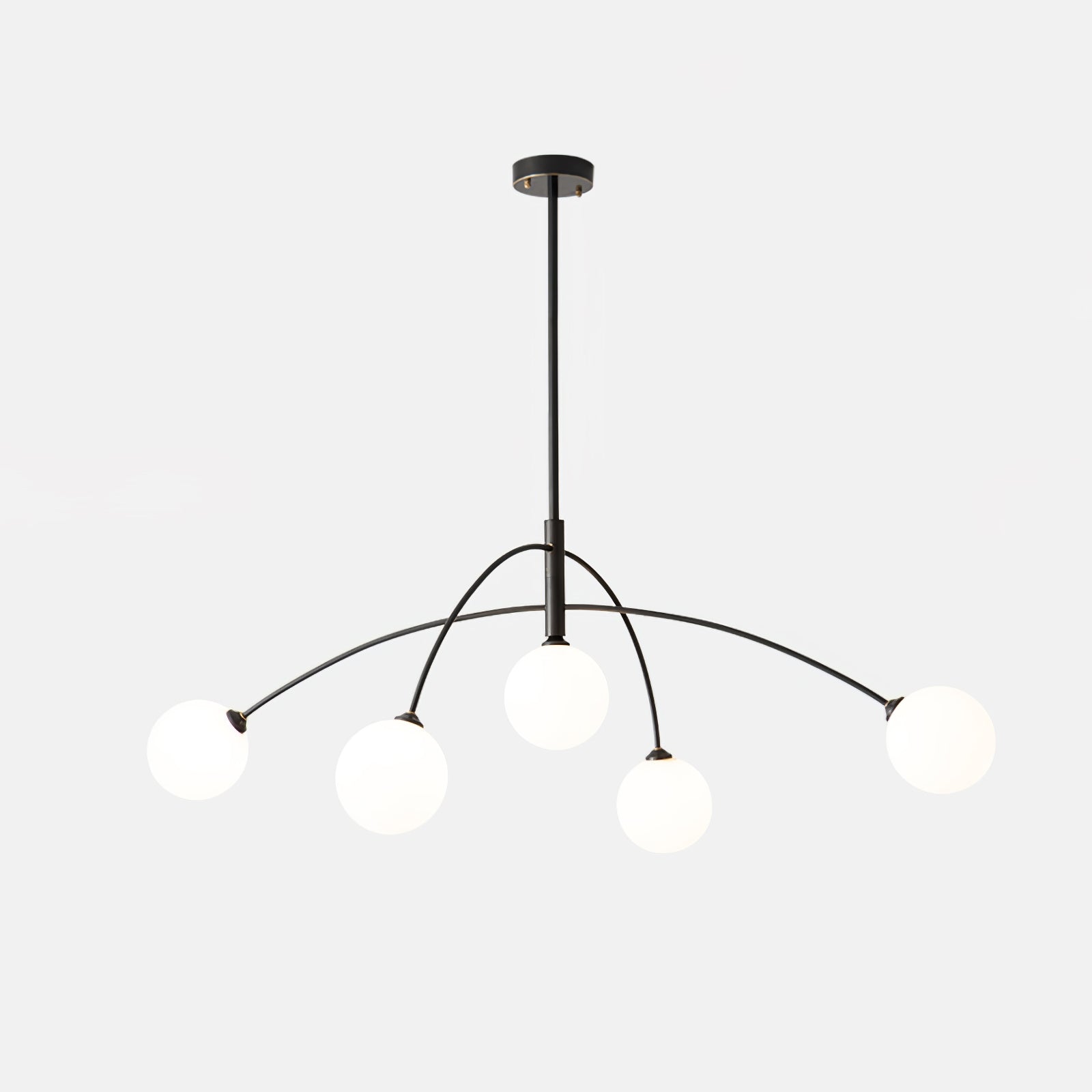 Lustra Chandelier Valentina Arc Laiton Élégant - Neutralighting
