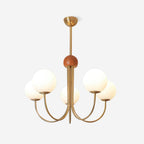 Candil Lustre moderne en laiton et verre globe - Neutralighting