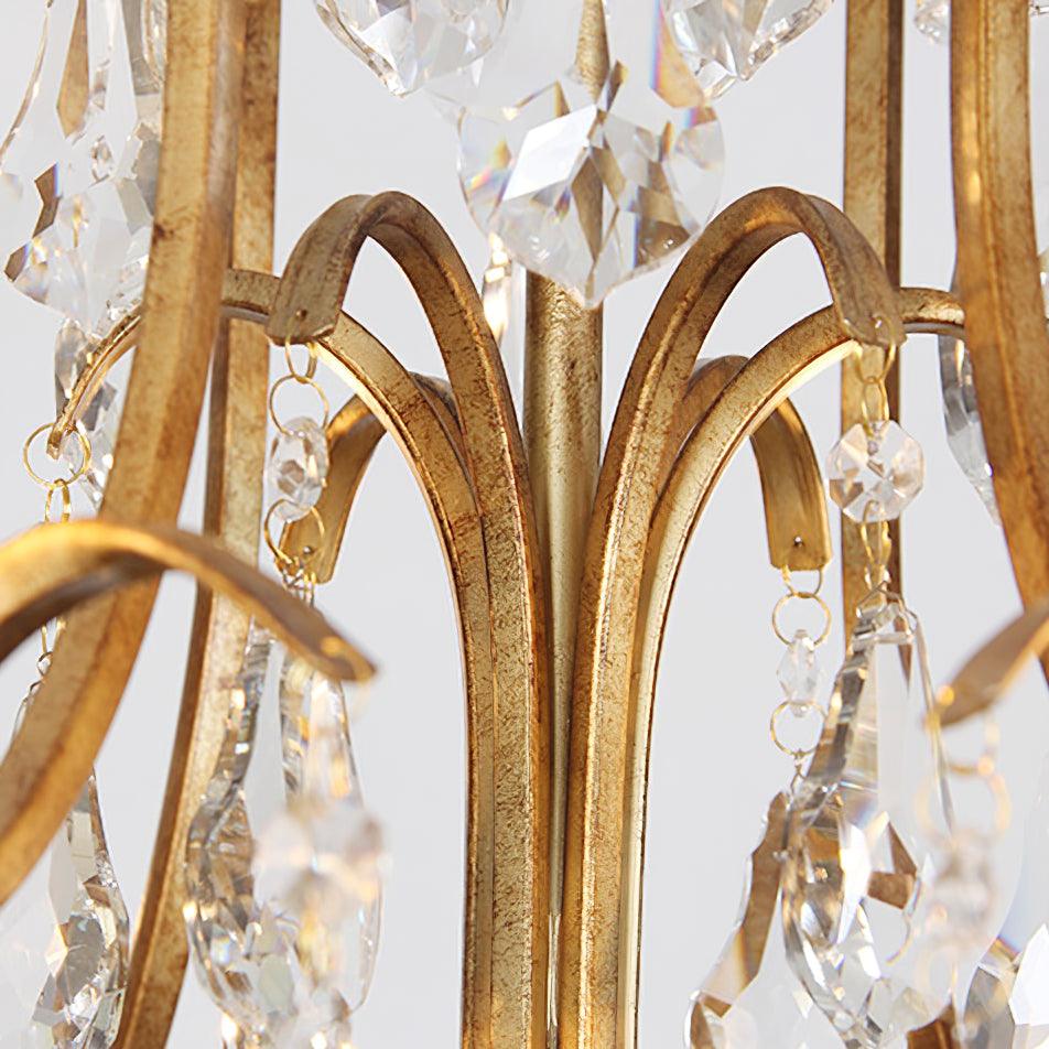 Lustra Chandelier en Fer Cristal Candelabre Vintage - Neutralighting