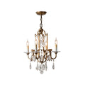 Lustra Chandelier en Fer Cristal Candelabre Vintage - Neutralighting