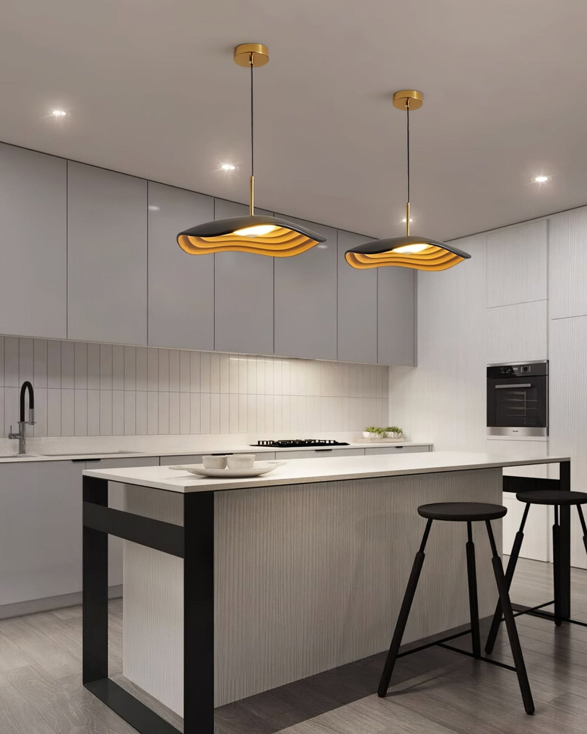 Zynthra Lampe suspendue artistique en résine - Neutralighting