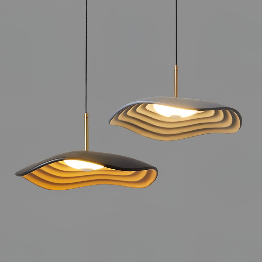 Zynthra Lampe suspendue artistique en résine - Neutralighting