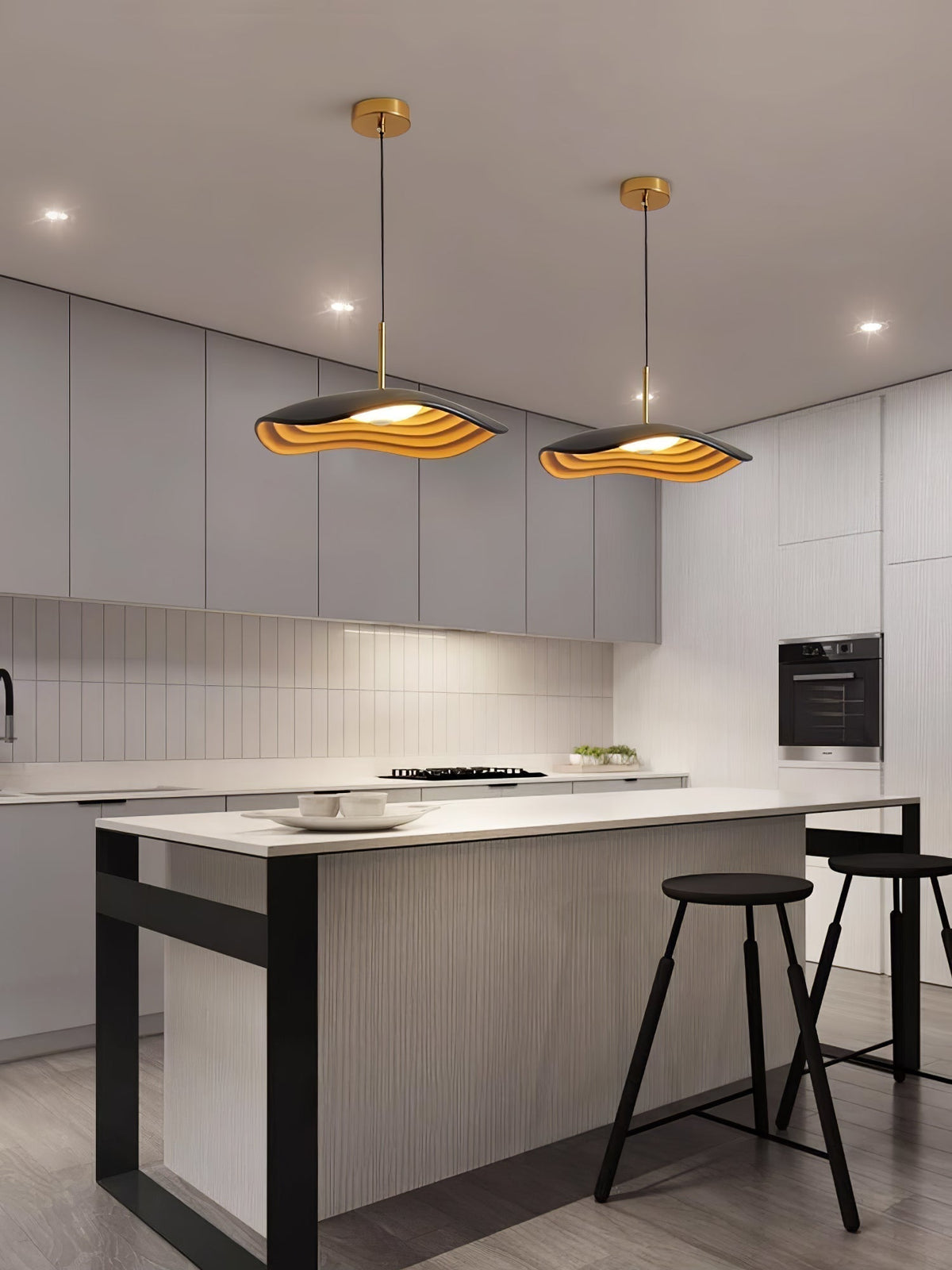 Zynthra Lampe suspendue artistique en résine - Neutralighting