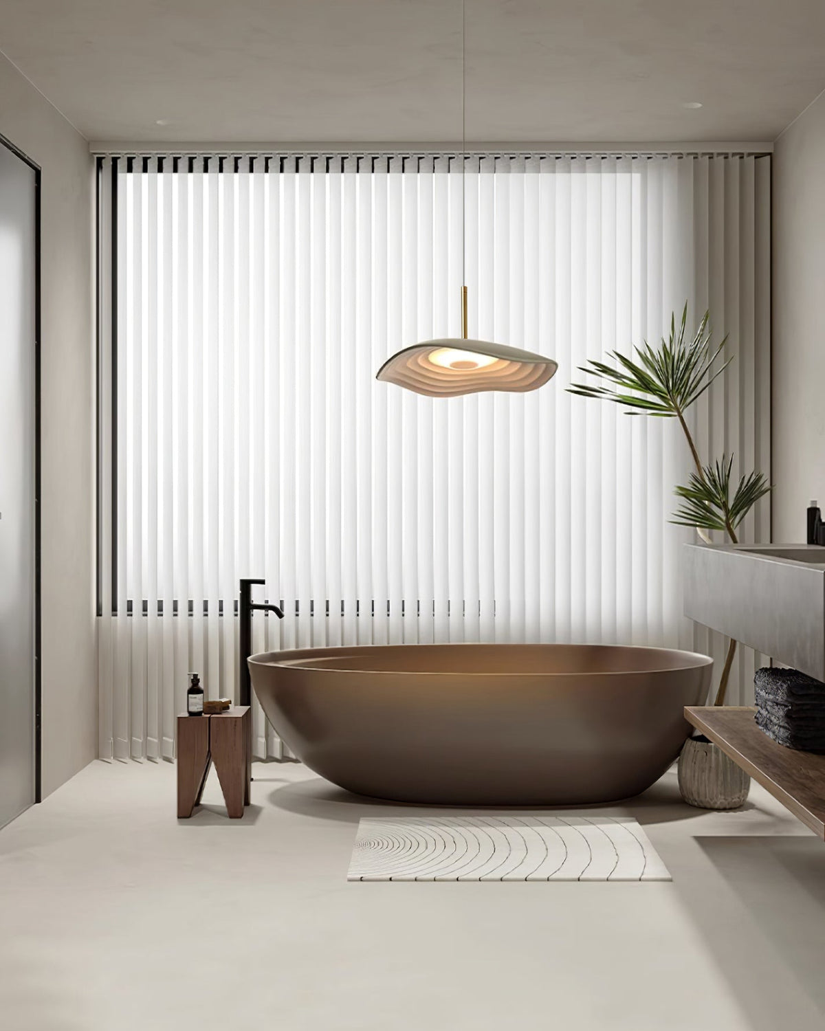 Zynthra Lampe suspendue artistique en résine - Neutralighting