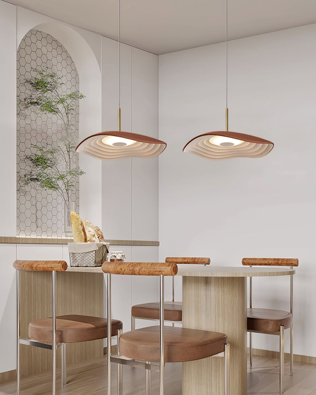 Zynthra Lampe suspendue artistique en résine - Neutralighting