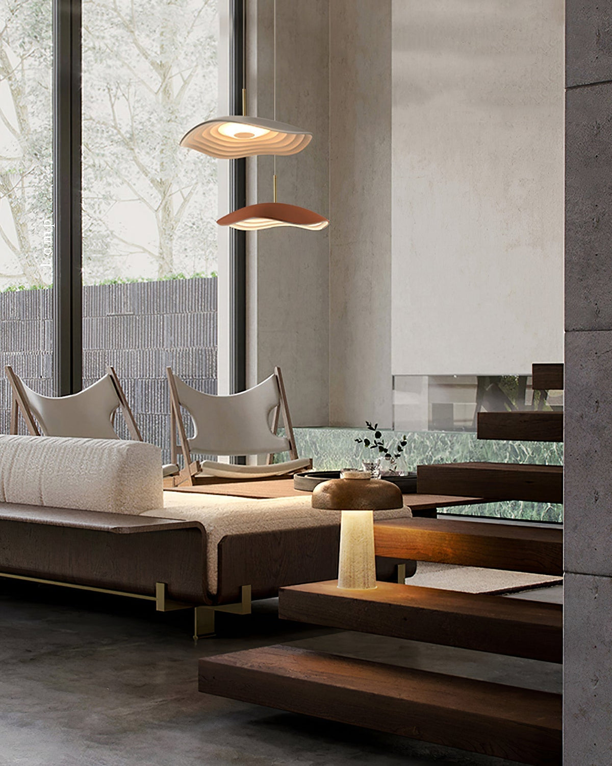Zynthra Lampe suspendue artistique en résine - Neutralighting