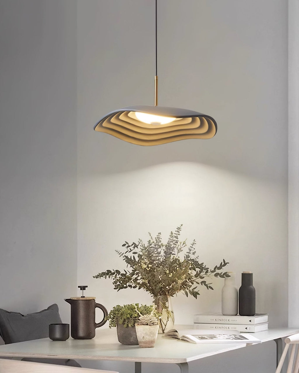 Zynthra Lampe suspendue artistique en résine - Neutralighting