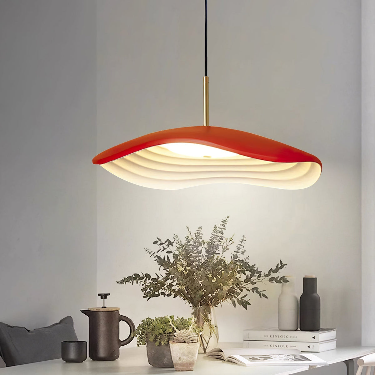 Zynthra Lampe suspendue artistique en résine - Neutralighting