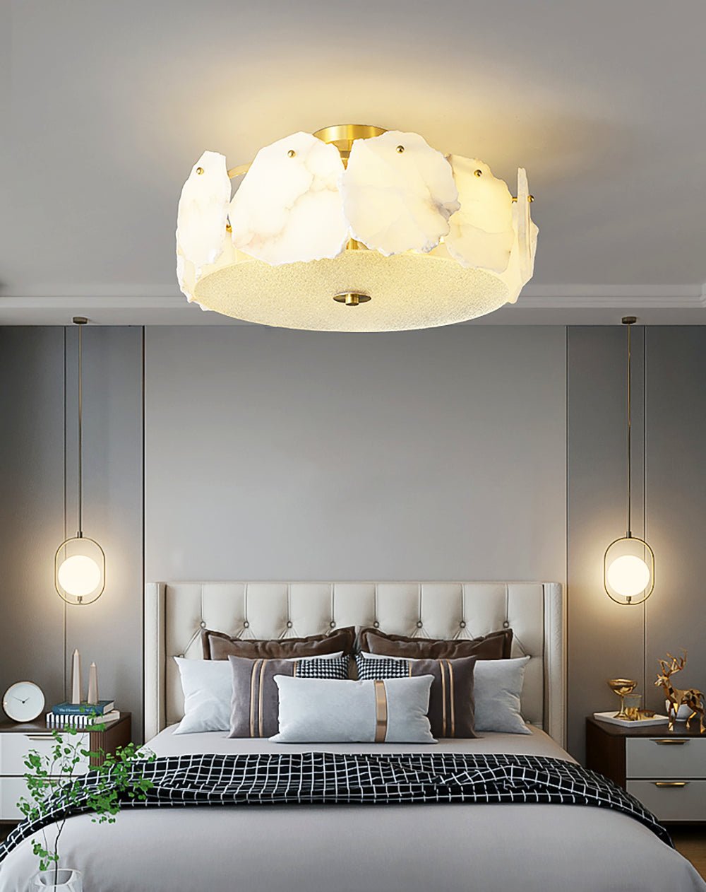 Amara Plafonnier en Albâtre à Encastrer - Neutralighting