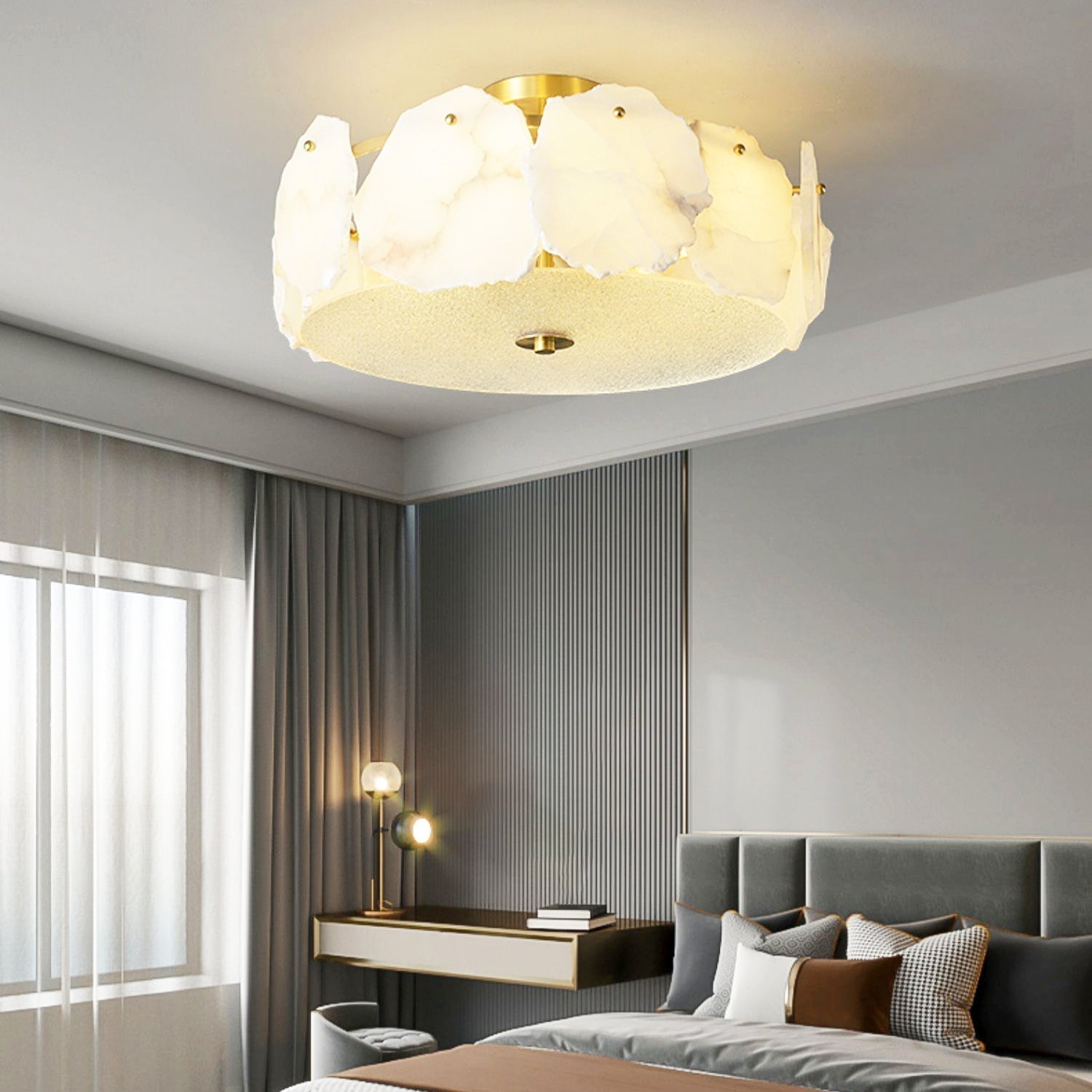 Amara Plafonnier en Albâtre à Encastrer - Neutralighting