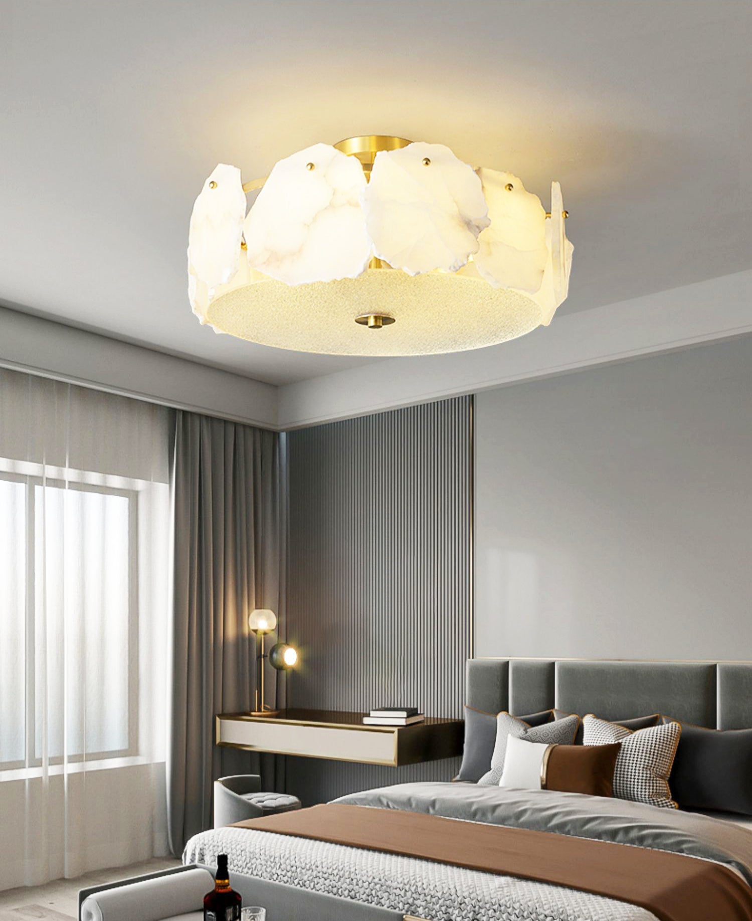 Amara Plafonnier en Albâtre à Encastrer - Neutralighting