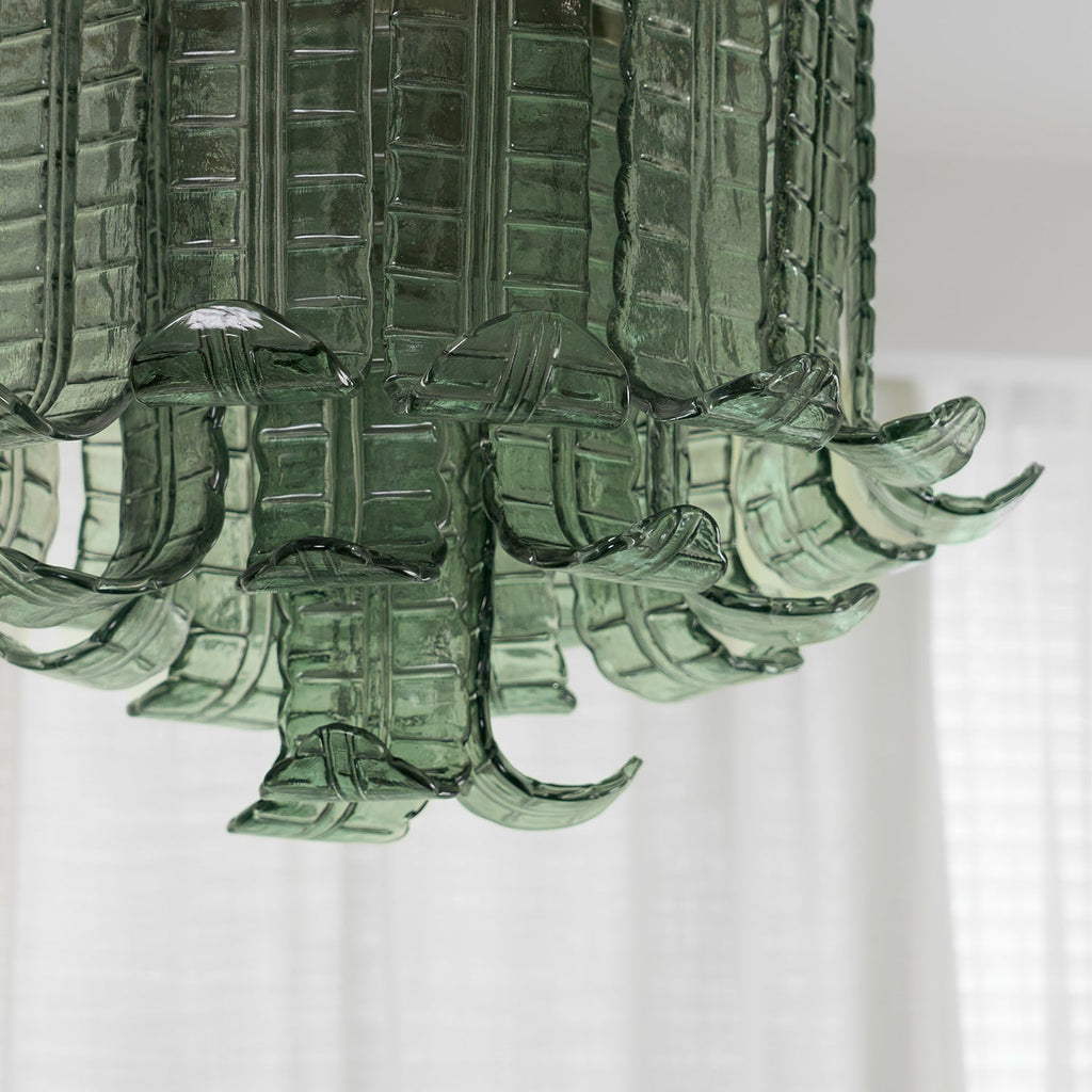 Aurora Lampe de Plafond en Verre Murano Pétale Vintage - Neutralighting