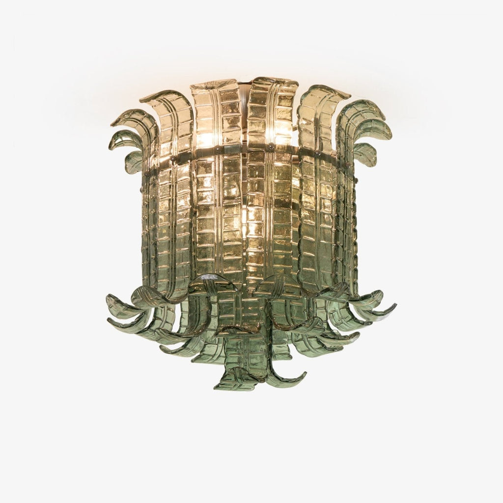 Aurora Lampe de Plafond en Verre Murano Pétale Vintage - Neutralighting