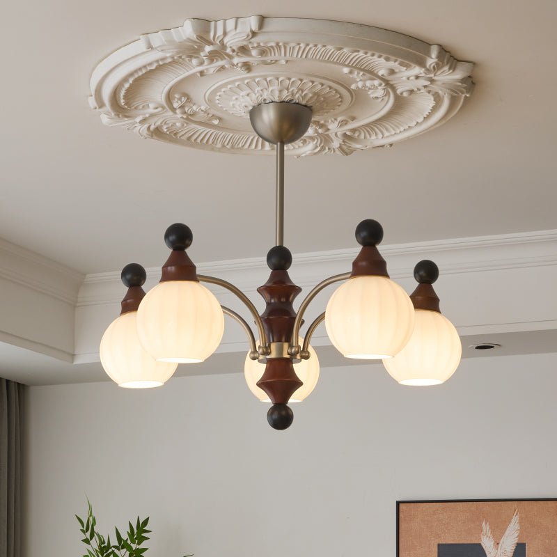 Zosilara Chandelier en Bois Traditionnel - Neutralighting