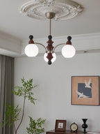 Zosilara Chandelier en Bois Traditionnel - Neutralighting